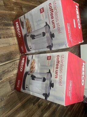 Enesco Stainless Steel Coffee Urn - Stainless Steel